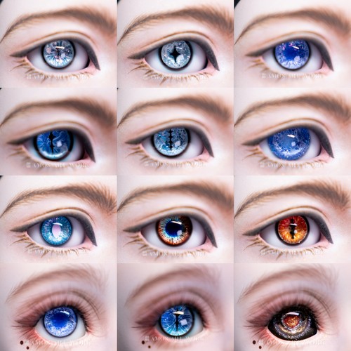 【AAW】现货上新【X】【碎】系列 BJD树脂眼珠12、14、16、18mm