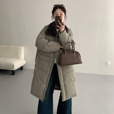 奢享轻暖年货高款 90白鸭绒羽绒服】毛领款可翻可立面料厚实保暖