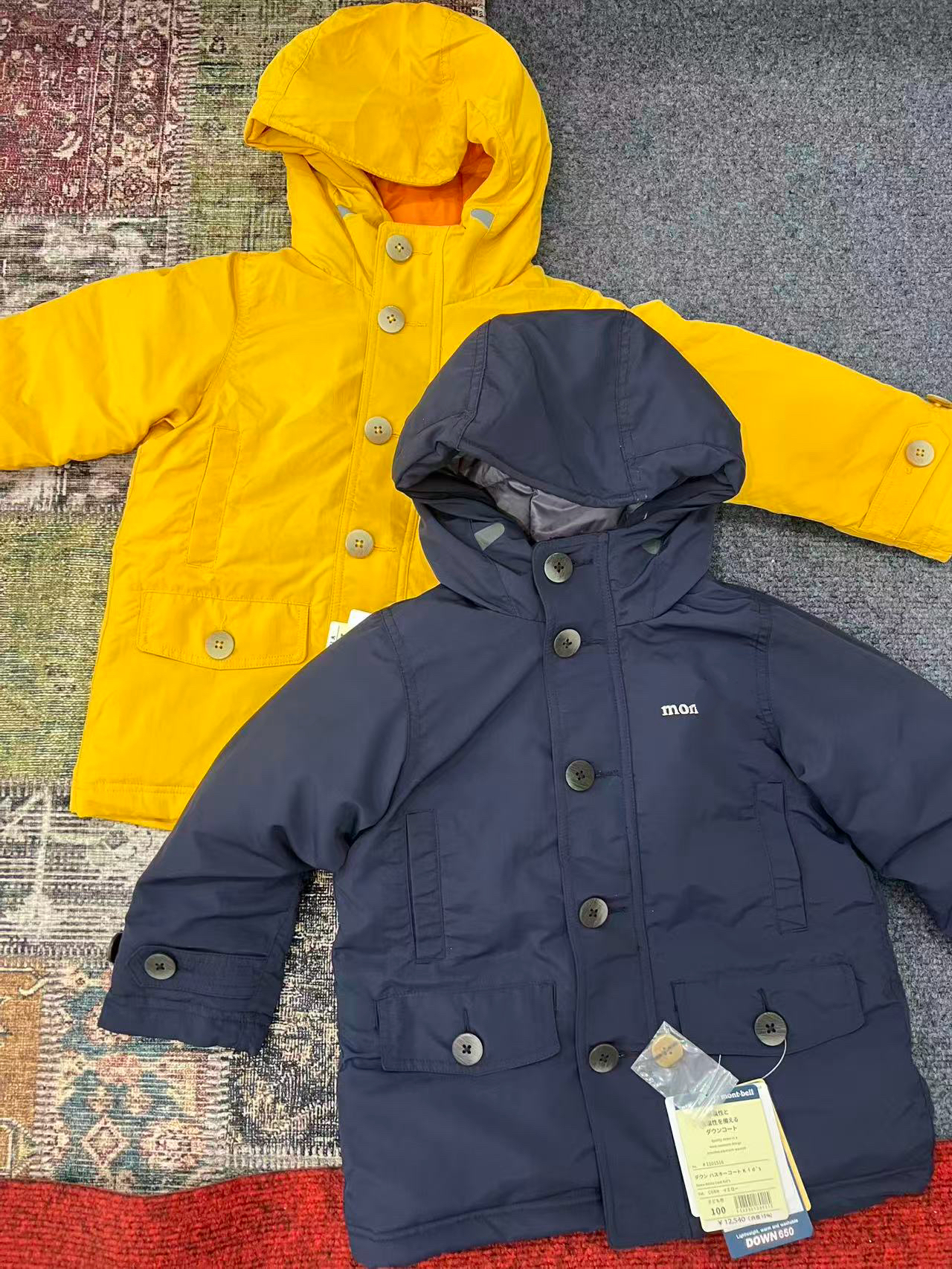 美山儿童羽绒服外套2025新款男童女童宝宝防水羽绒服秋冬款上衣