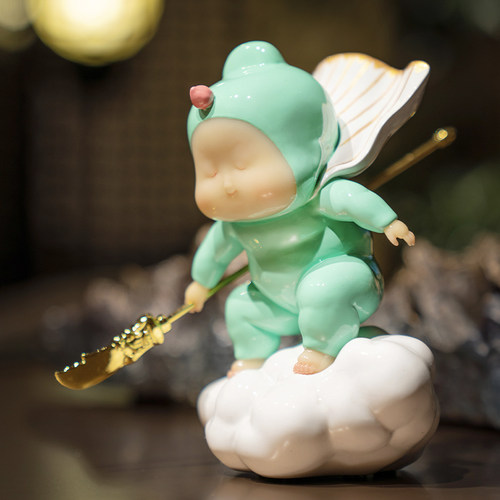 稀奇艺术平步青云桌面摆件