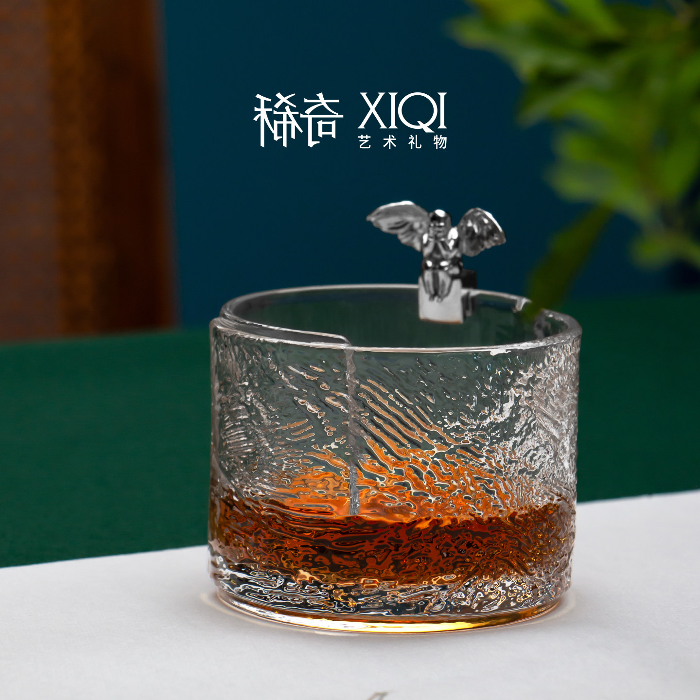 稀奇艺术挚友琚宾《知己杯》天使酒宠创意威士忌酒杯子生日礼物