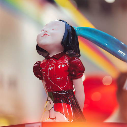 稀奇我看到了幸福收藏款雕塑摆件