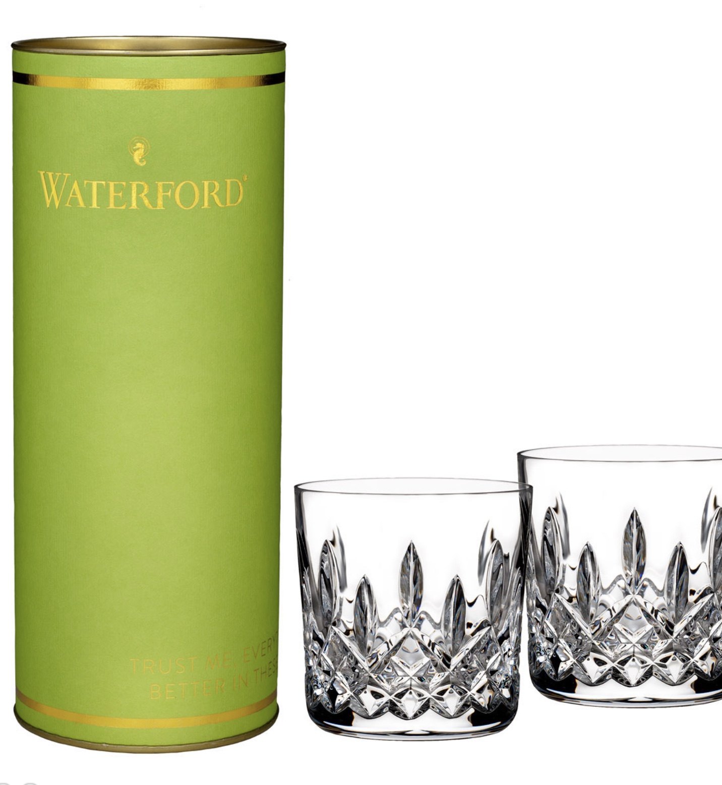 原装正品waterford 2件礼盒套装威士忌酒杯烈酒酒林