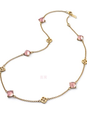 正品Baccarat巴卡拉水晶項鍊镀金