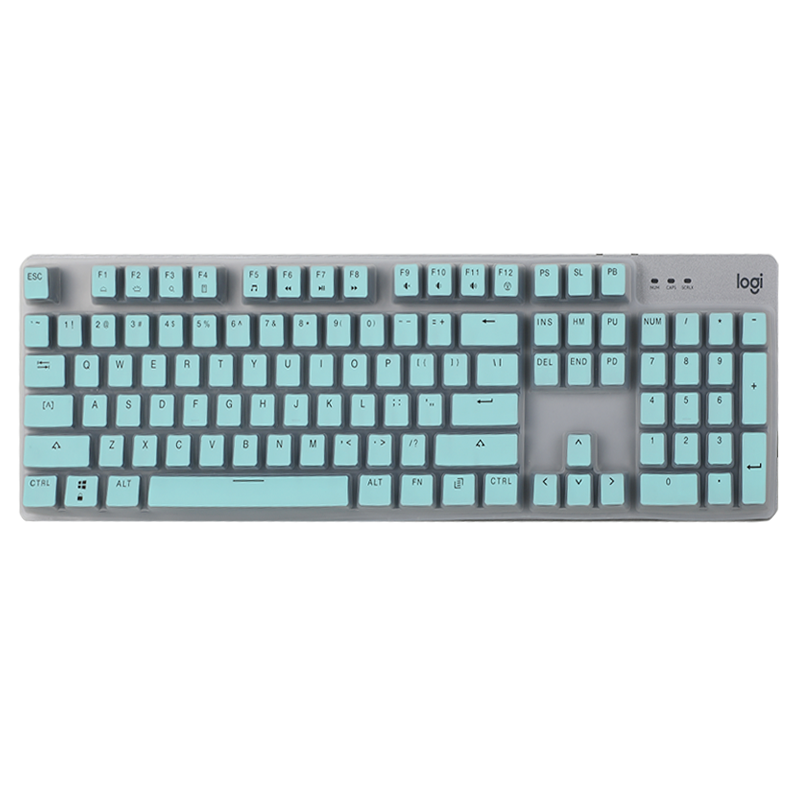 Logitech罗技K845 K865键盘膜台式有线机械键盘防尘垫降噪静音背光104台式键盘液态硅胶按键套柔软防水罩