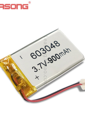 3.7V锂电池603048 523048 403048行车记录仪儿童早教机故事机电池