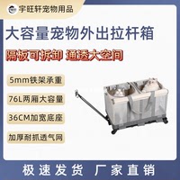 寵物拉桿箱兩廂貓包便攜外出包