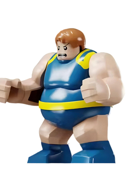 兼容国产X战警积木人仔金刚狼大贝莎肉球大块头大人仔RT062玩具