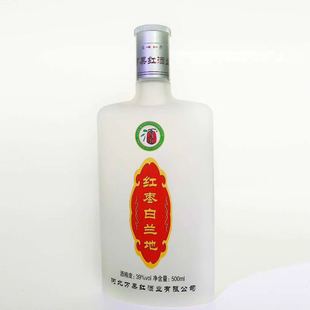 河北特产 万果红枣酒 枣成功红枣白兰地酒40度金标红枣酒枣木杠酒