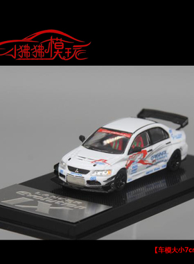 现货CM MODEL 1:64三菱EVO蓝瑟9代EVO IX改装版VOLTEX汽车模型