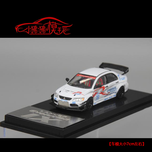 现货CM MODEL 1:64三菱EVO蓝瑟9代EVO IX改装版VOLTEX汽车模型
