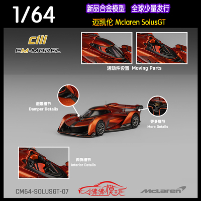 CMmodel迈凯伦SolusGT汽车模型CM