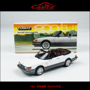 TW Tarmac Works 1:64 Saab萨博900 Turbo Convertible汽车模型