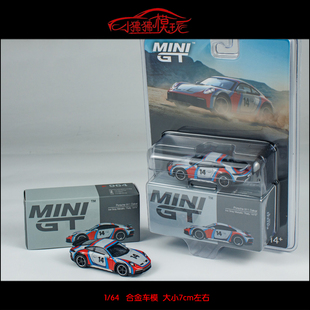MINI GT现货1:64保时捷911 Dakar 达喀尔14#赛车1978合金汽车模型