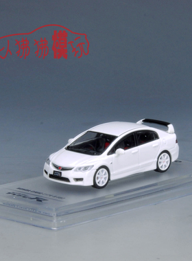 现货INNO 1:64白色HONDA CIVIC本田 思域Type R FD2合金汽车模型