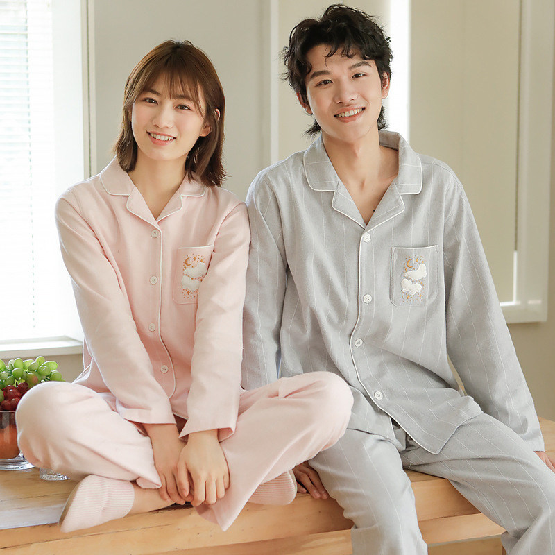 情侣睡衣秋冬季新品纯棉磨毛绒布长袖翻领开衫男女士家居服套装,女士内衣/男士内衣/家居服,睡衣/家居服套装,淘宝优惠券,粉丝福利购,淘宝优惠卷