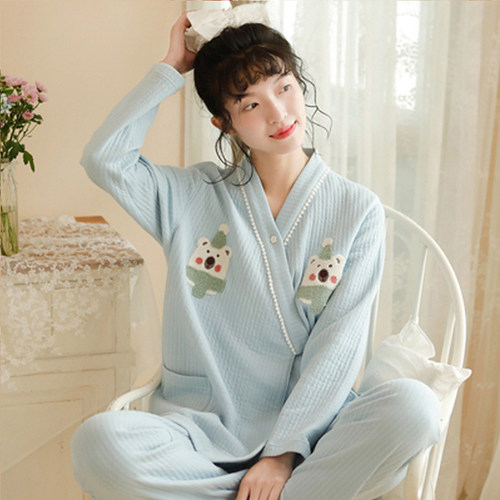 女空气层款式睡衣日系