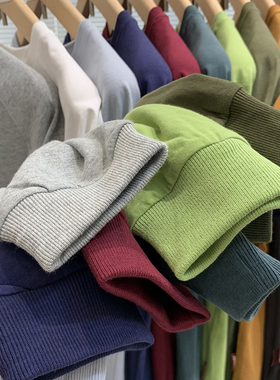 秋天的小外套 经典 odm公司货 100%棉水洗磨毛长袖t恤男 套头衫潮