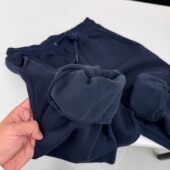 基础加绒裤 独行 松紧腰纯色百搭收口休闲卫裤 男 潮 清 束口裤 单码