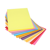 久印160克A4加厚彩色复印打印纸50张装 儿童手工折纸剪纸叠纸 幼儿园手工制作卡纸绘画纸草稿纸a4封面纸160g