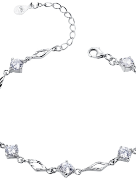 千寻海风925银手链女