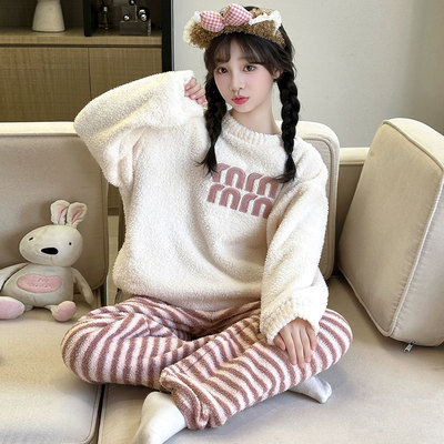 145150小个子珊瑚绒家居服