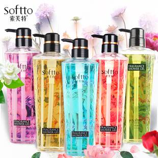 滋润持久留香沐浴乳液男女士 索芙特香水沐浴露670ml全身补水保湿