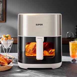 苏泊尔2025新款空气炸锅家用新款电炸锅烤箱一体机多功能可视