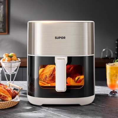 苏泊尔2025新款空气炸锅家用新款电炸锅烤箱一体机多功能可视