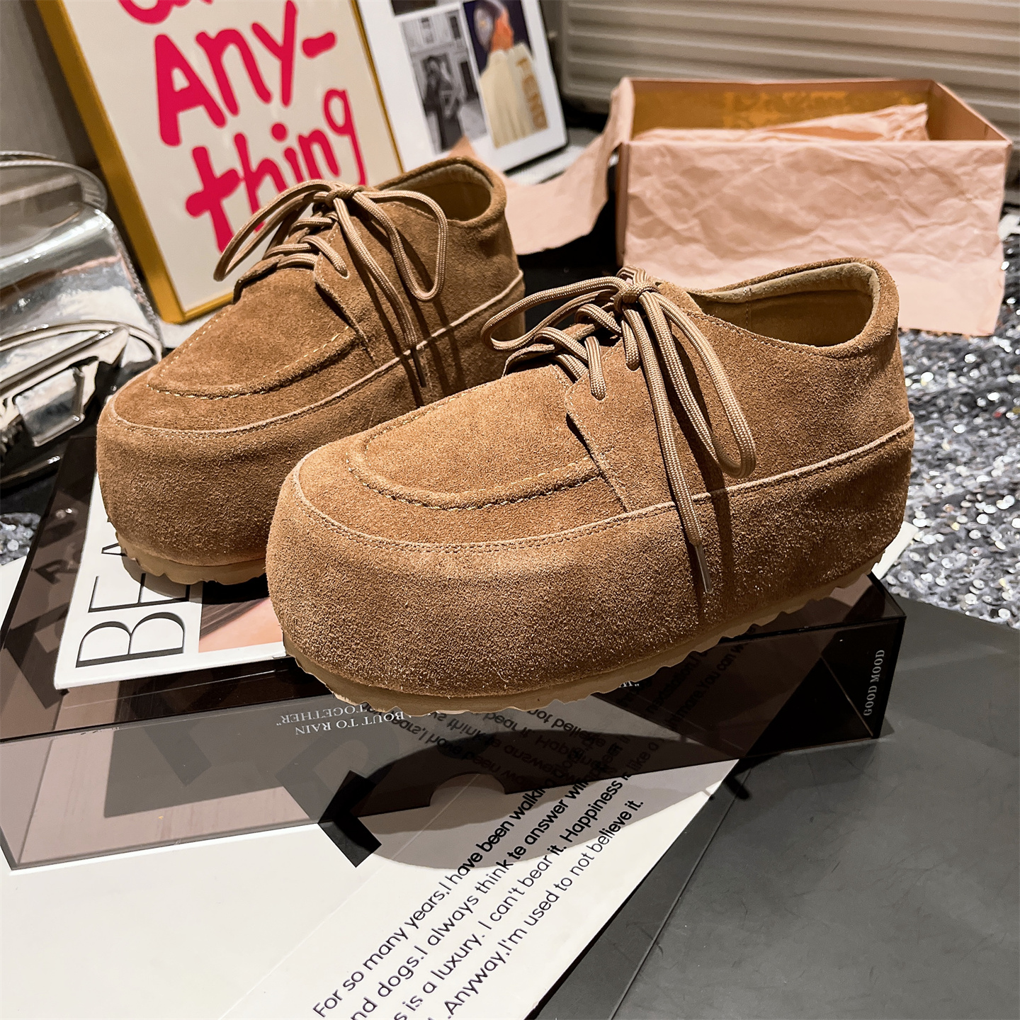 小个子6cm勃肯鞋单鞋休闲女鞋