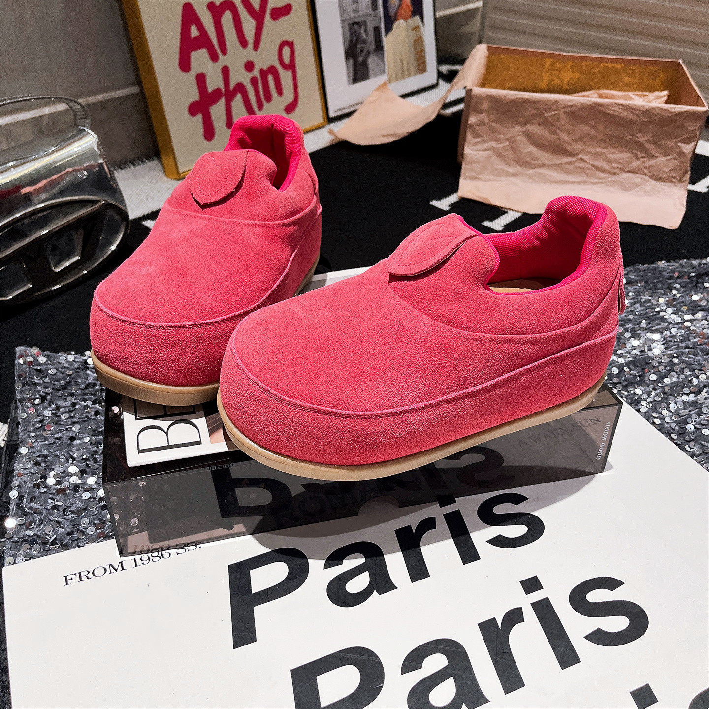 真皮版~欧货大头丑萌面包鞋厚底松糕勃肯鞋一脚蹬小胖丁休闲女鞋,女鞋,勃肯鞋/软木鞋,淘宝优惠券,粉丝福利购,淘宝优惠卷