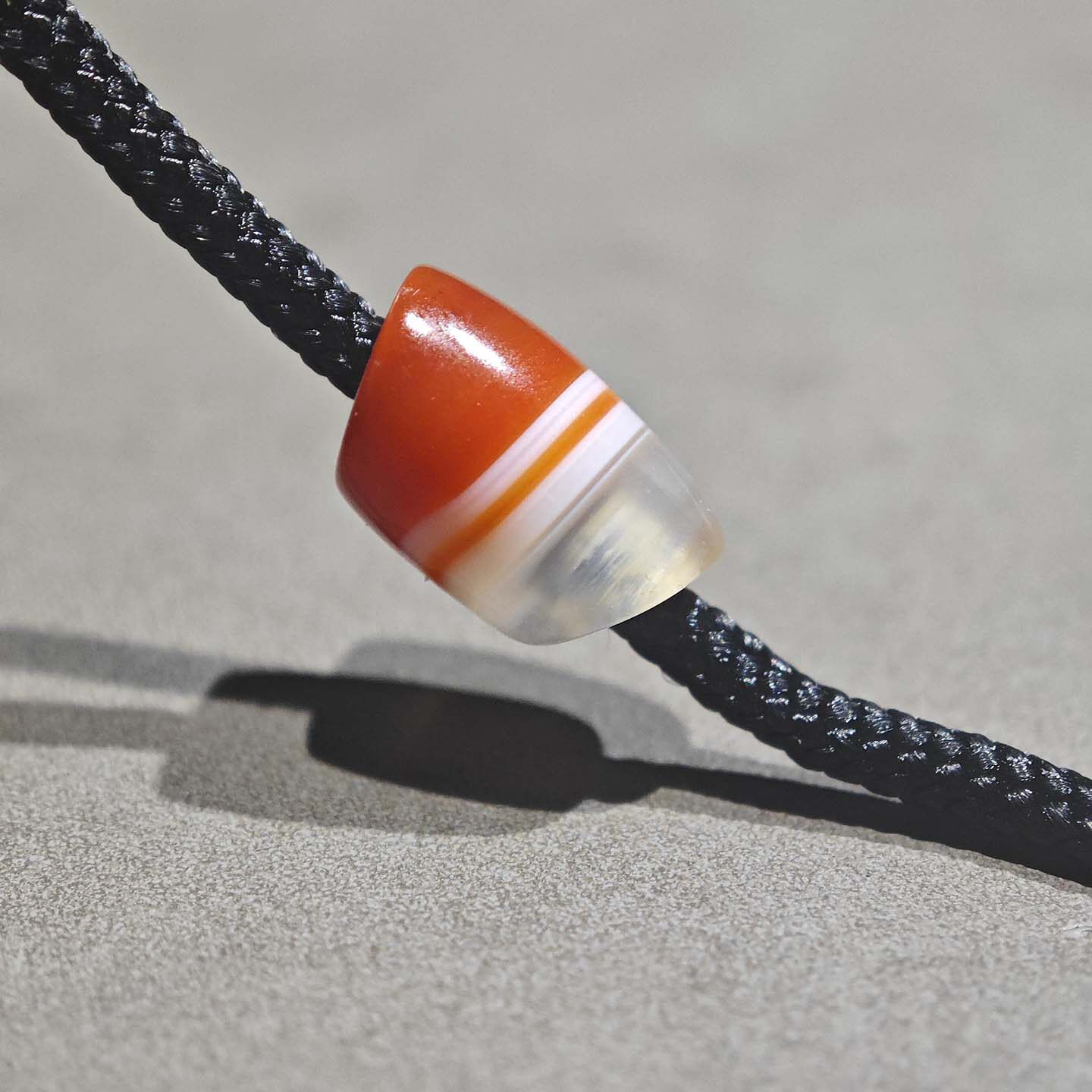 7.6天然天地一线药师玛瑙桶珠斜切猪大肠马蹄珠子文玩配饰藏式diy