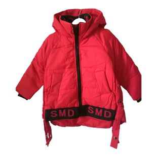 尚MD儿童冬季连帽羽绒服男女童保暖外套90白鸭绒厚上衣过年服