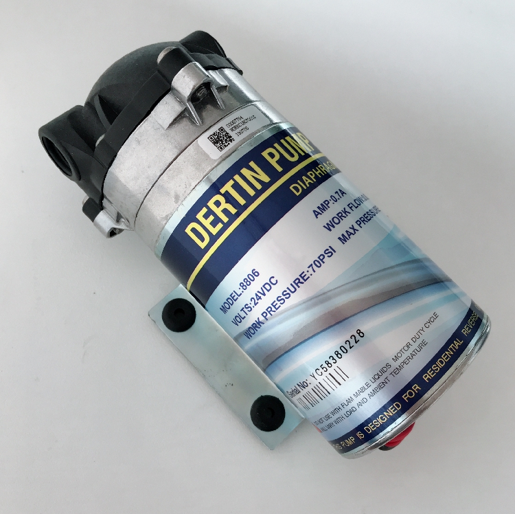 DERTIN PUMP 8806 DIAPHRAGM净水器24VDC水泵电机75G净水机