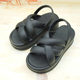 一字拖凉鞋 夏季 EVA防臭踩屎感厚底女款 外贸孤品牛货瑕疵品