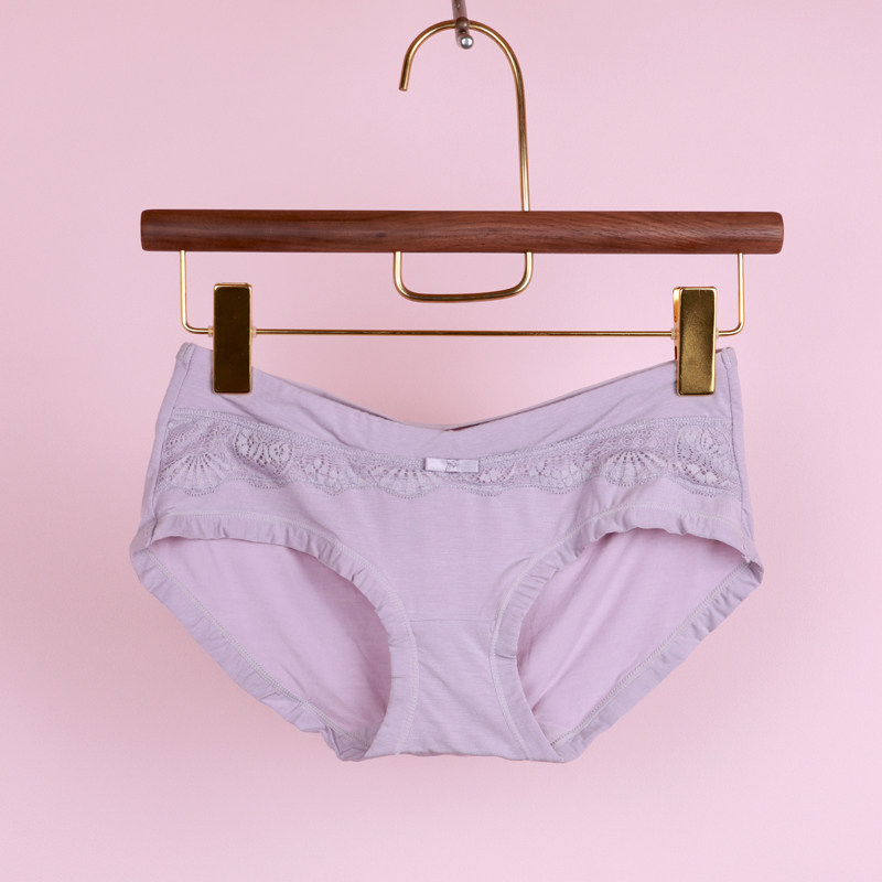 霞琪孕妇莫代尔内衣怀孕期薄款蕾丝低腰内裤孕早期孕中期产后裤头