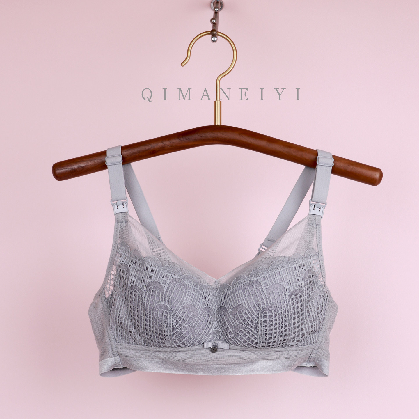 霞琪孕妇内衣哺乳文胸罩怀孕期大码防下垂聚拢母乳女夏季薄款喂奶