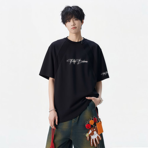 【playbobonus】美式字母T恤