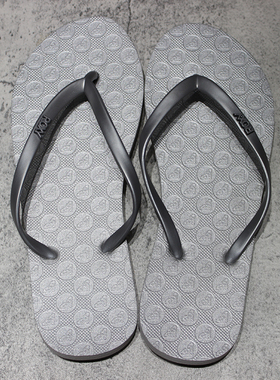 现货ROXY2025夏季新款防滑灰色凉拖鞋女简约时尚百搭仙女风人字拖