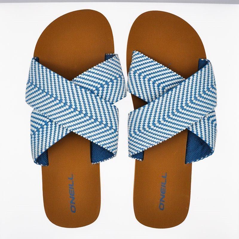 ONEILL速发2026年夏季新款女士条纹时尚平跟软底凉拖日常一字拖