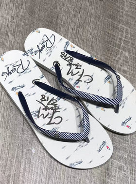 现货ROXY2025夏季限量款女士户外拖鞋简约时尚百搭仙女风人字拖