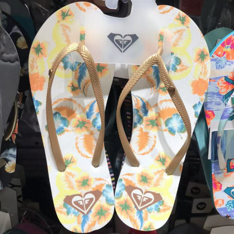夏日新款上市热带感ROXY女士黄橙