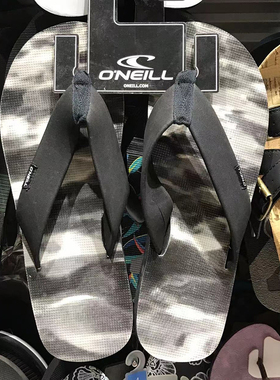 2026年ONEILL现货夏季男士潮牌舒适布带人字拖时尚防滑耐磨凉拖