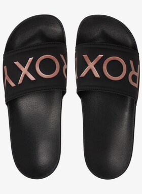 ROXY2025年夏季限量款女士平跟软底拖鞋日常休闲耐磨沙滩一字拖
