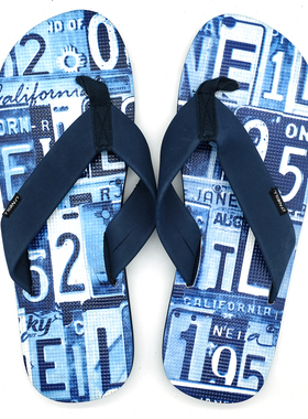 2026年ONEILL现货夏季男士潮牌舒适布带人字拖时尚耐磨男士凉拖