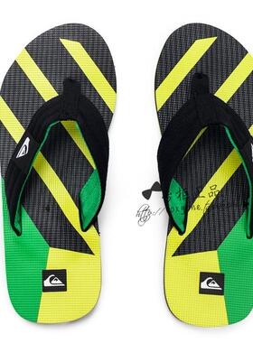 2026年Quikilver新款男亲子布带防滑沙滩拖鞋速干不磨脚人字拖