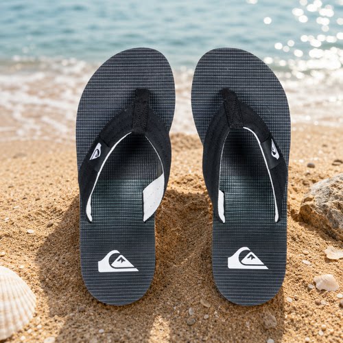 Quiksilver2026年现货夏季男士简约时尚布带户外人字拖时尚凉拖