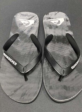 现货Quiksilver2026新款夏季男士橡胶潮牌人字拖冲浪休闲外穿凉拖