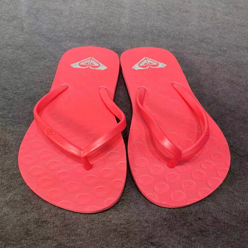 现货ROXY2026夏季新款红色凉拖鞋女士简约时尚百搭户外人字拖