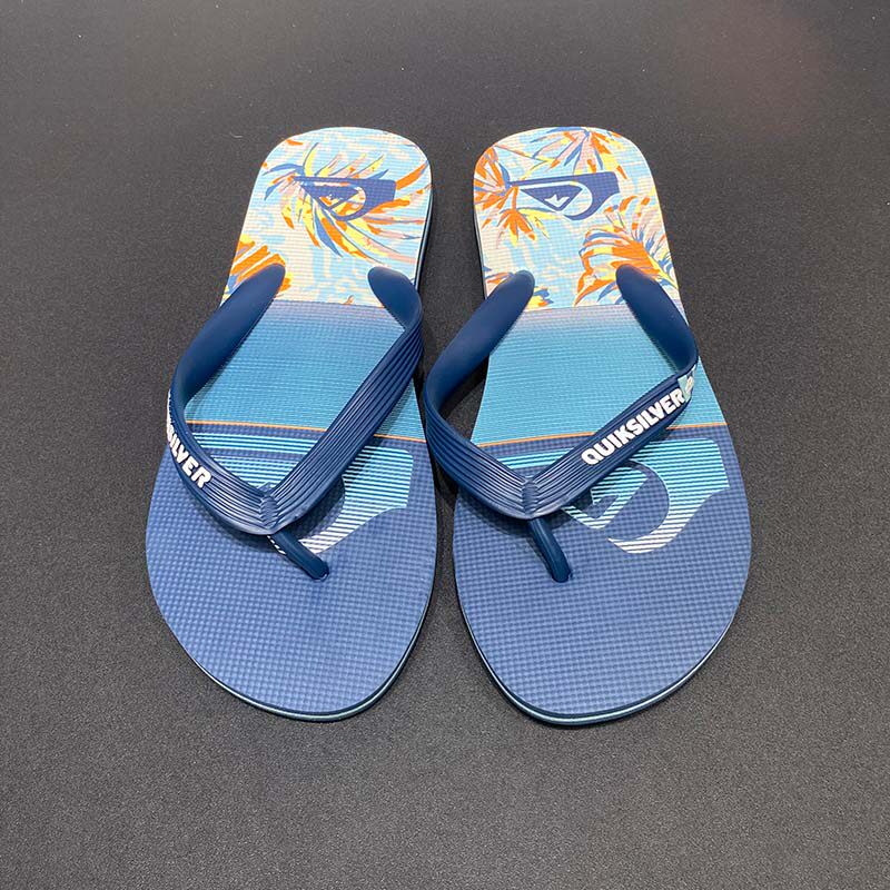 Quiksilver2025限量款夏季男士橡胶潮牌人字拖冲浪休闲外穿凉拖